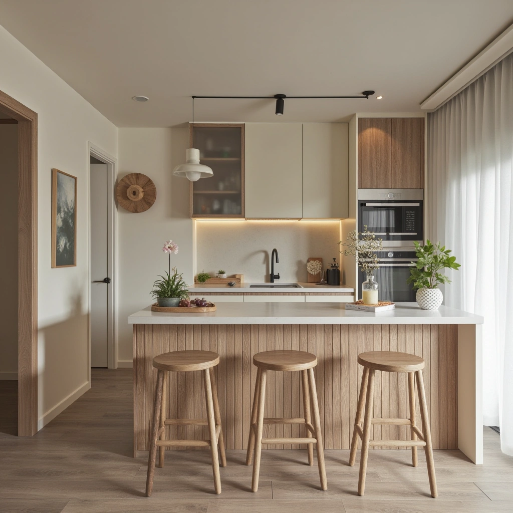 3. Scandinavian-Inspired Open Kitchen