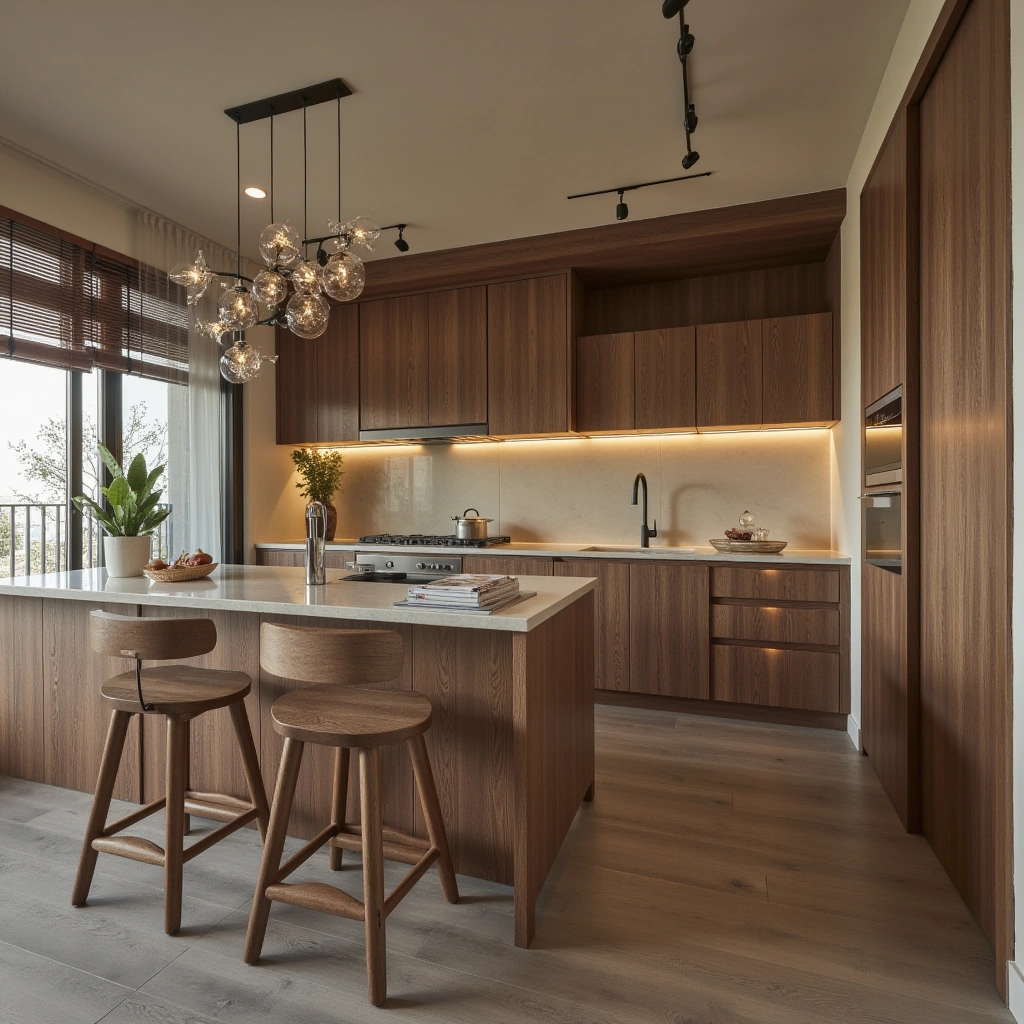 8. Mid-Century Modern Open Kitchen