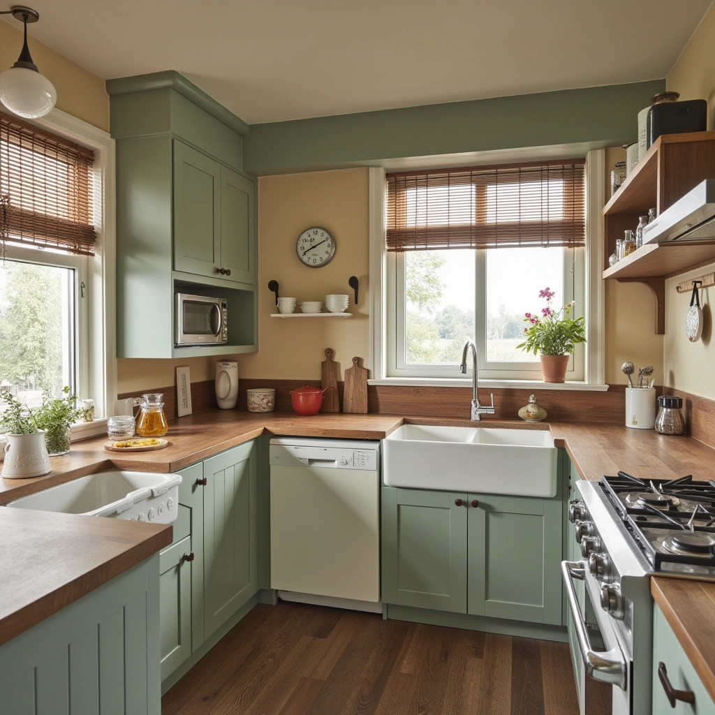 6. Butcher Block Countertops for Warmth and Functionality