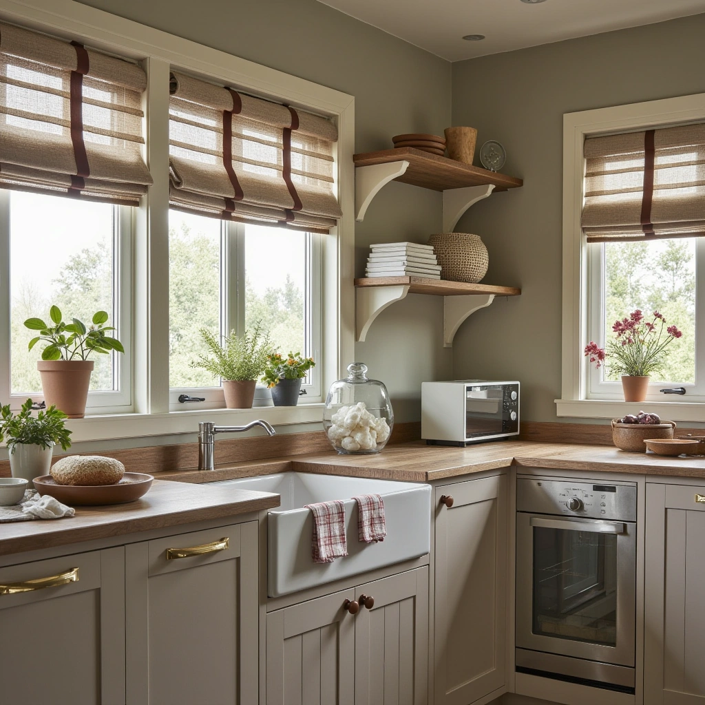 8. Farmhouse Textiles: Gingham, Linen, and Cotton