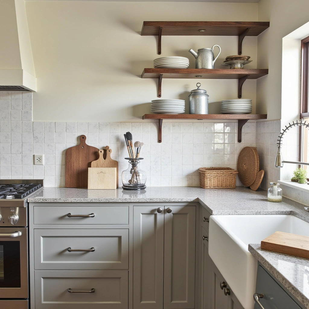 9. Displaying Vintage Accessories and Kitchenware