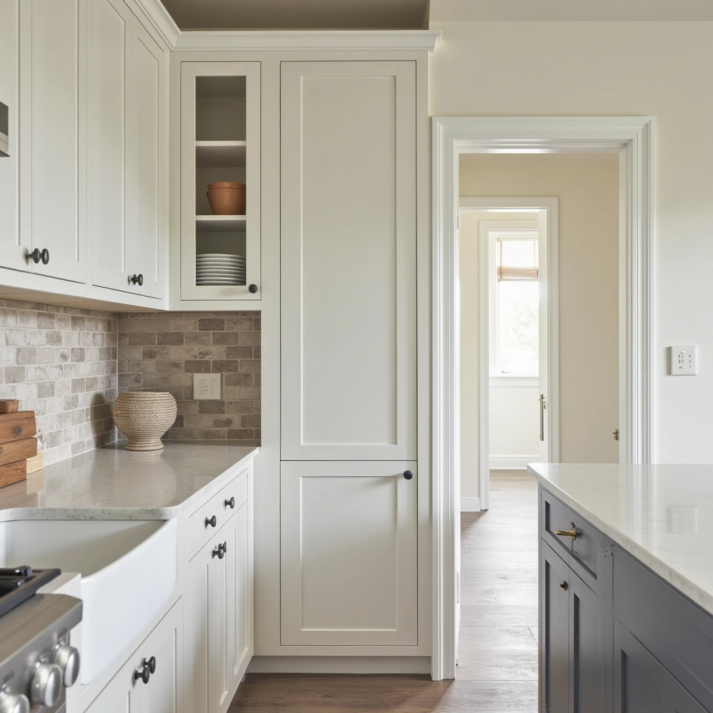 10. Built-In Pantry Cabinets to Hide Clutter