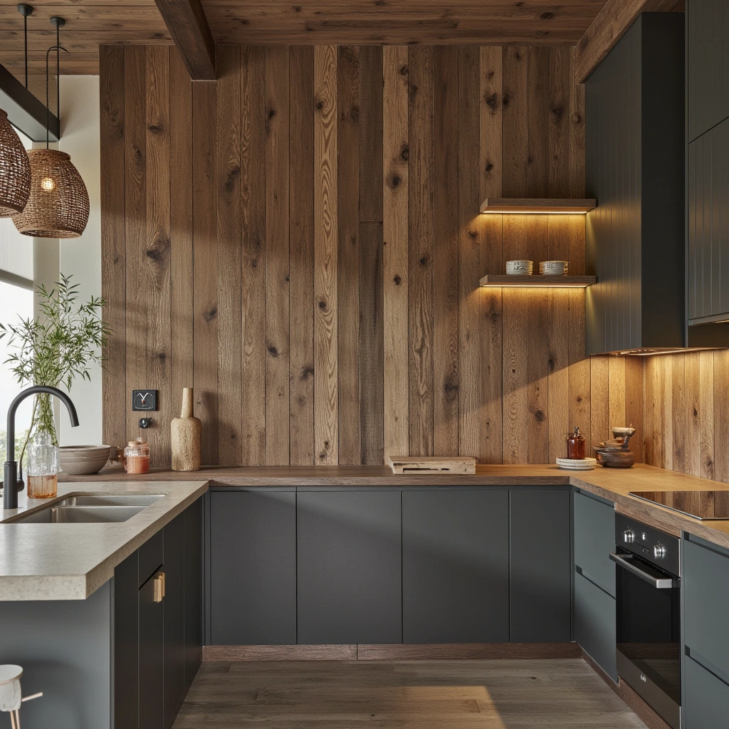 4. Reclaimed Wood: Eco-Friendly Rustic Elegance