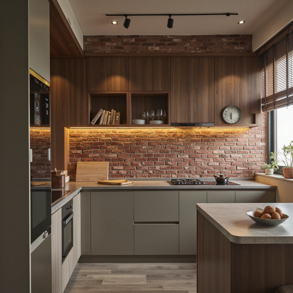 9. Brick or Faux Brick Panelling for Rustic Appeal