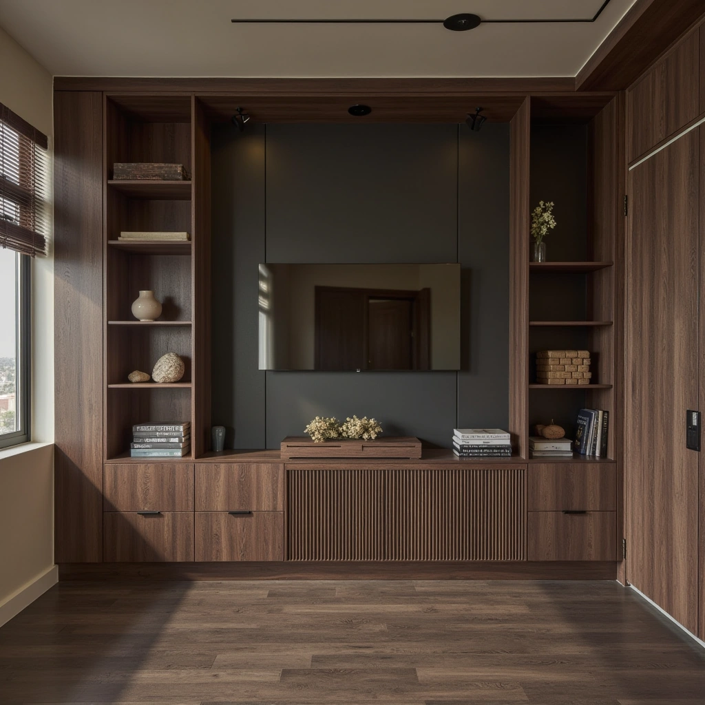 2. Dark Stained Wood for a Sophisticated Look