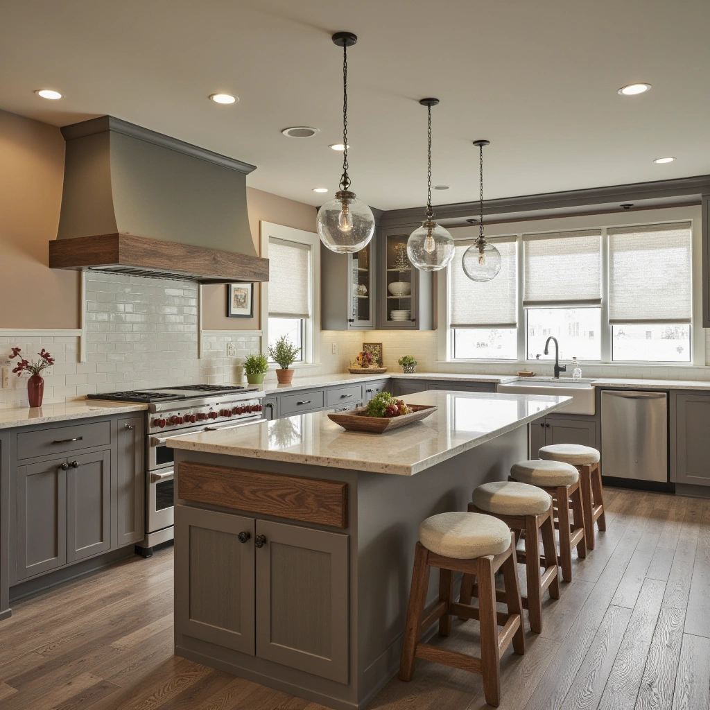 1. The Classic Rectangular Island with Opposing Seating