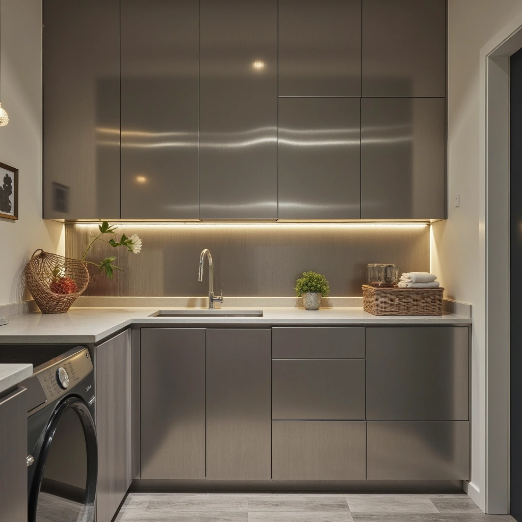 7. Industrial Metal Cabinets for a Modern Edge