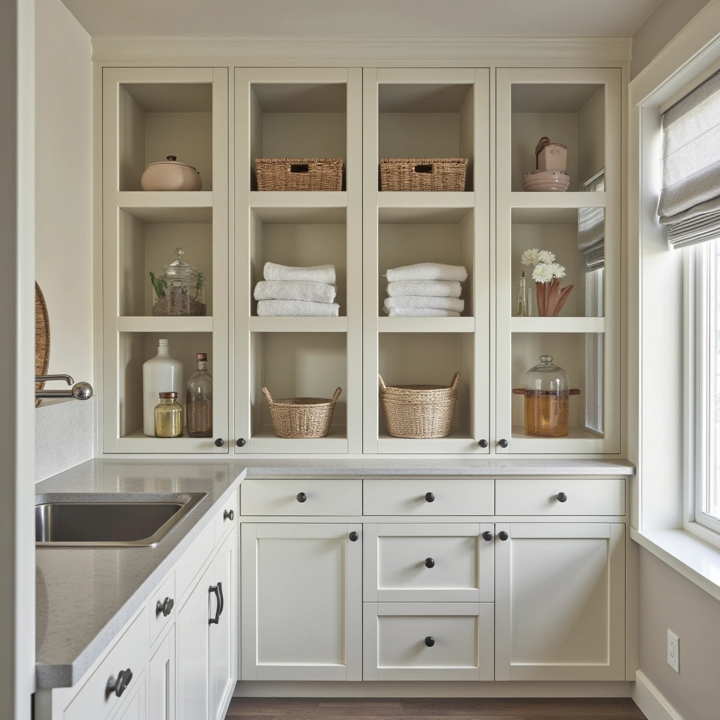 9. Glass-Front Cabinets for Stylish Display