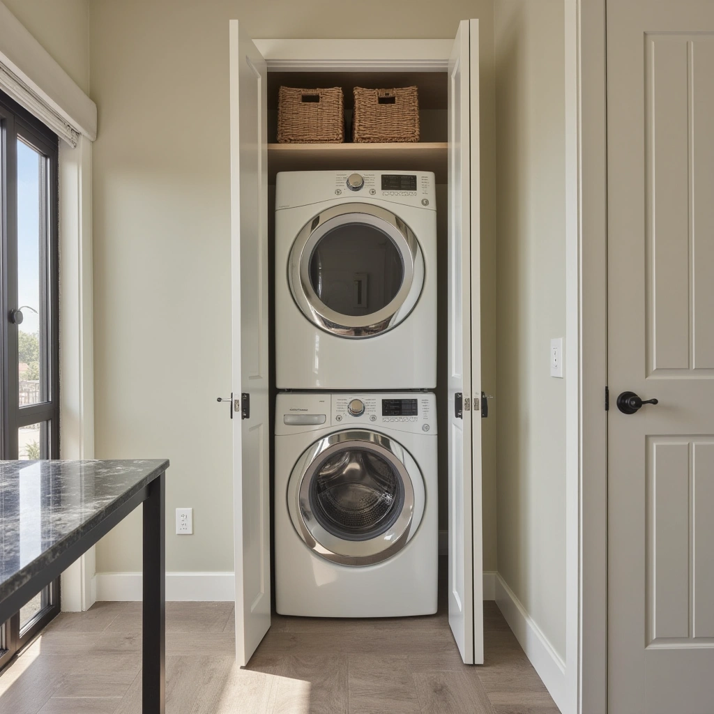 3. Stacked Washer and Dryer Units