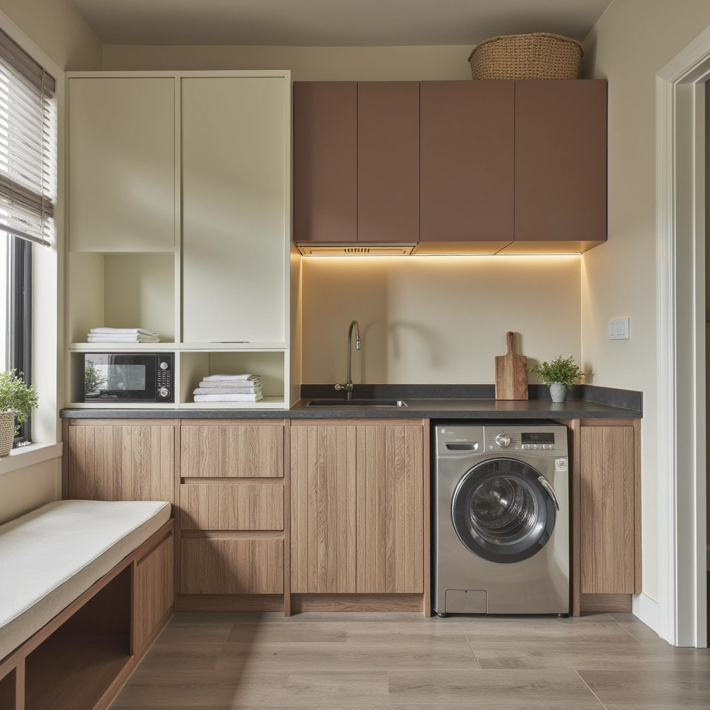 7. Multi-Functional Laundry Room Furniture