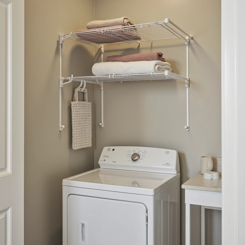 8. Wall-Mounted Drying Racks and Rods