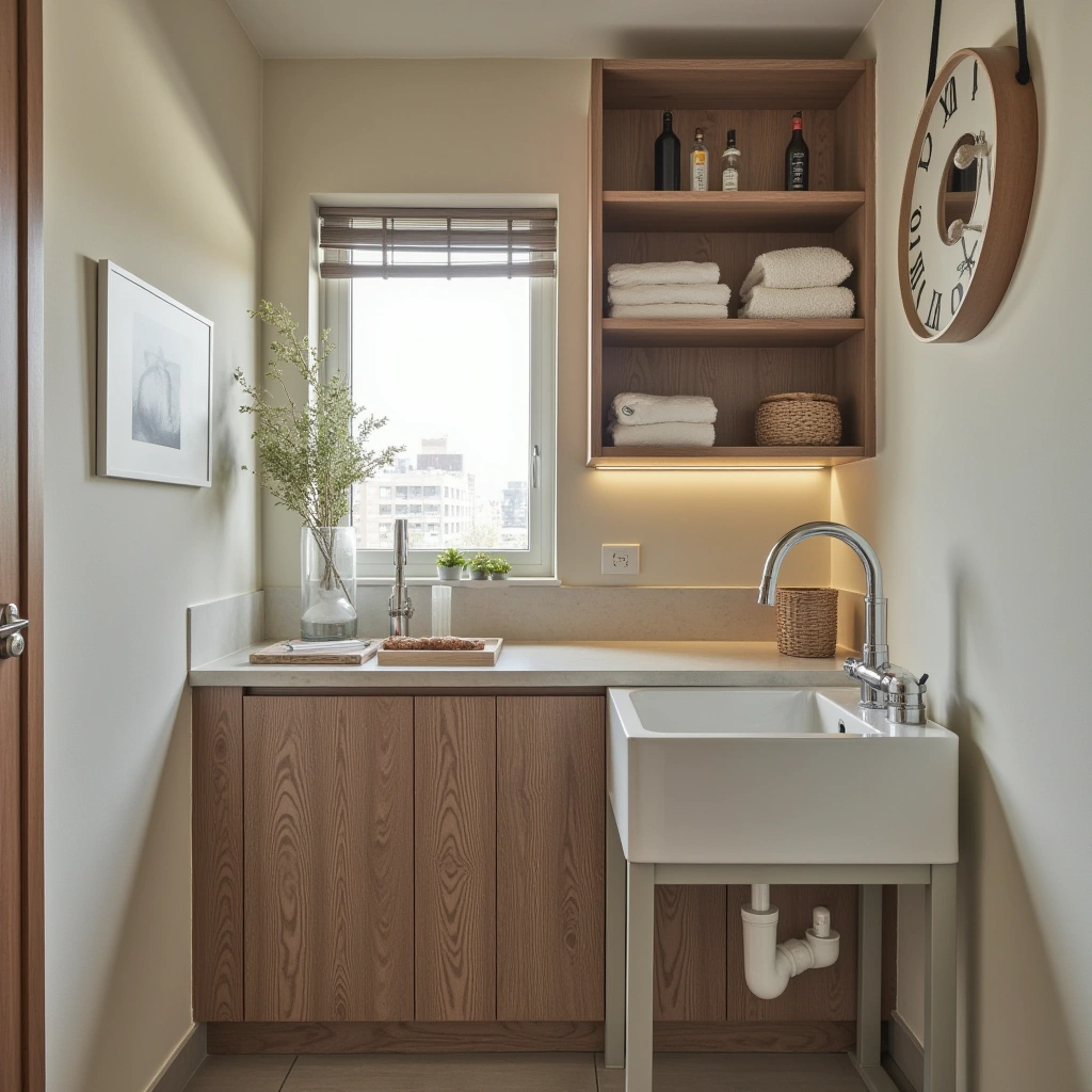 9. Compact Utility Sinks for Narrow Laundry Rooms