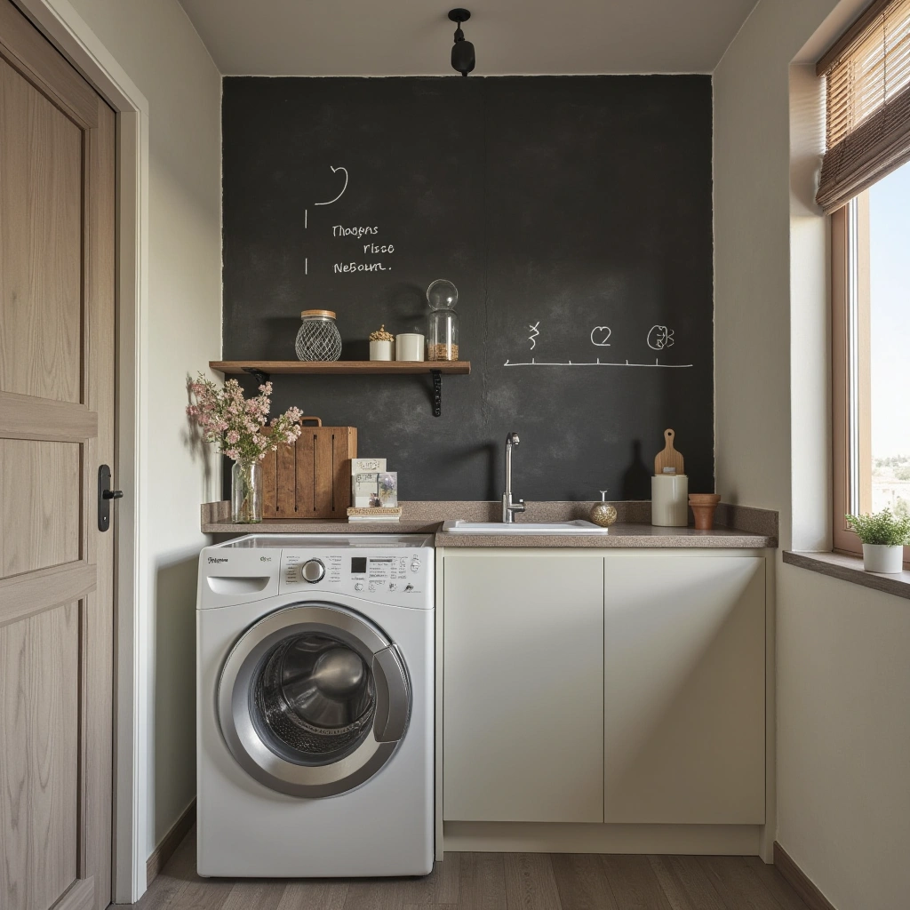 11. Chalkboard or Message Walls for Organization