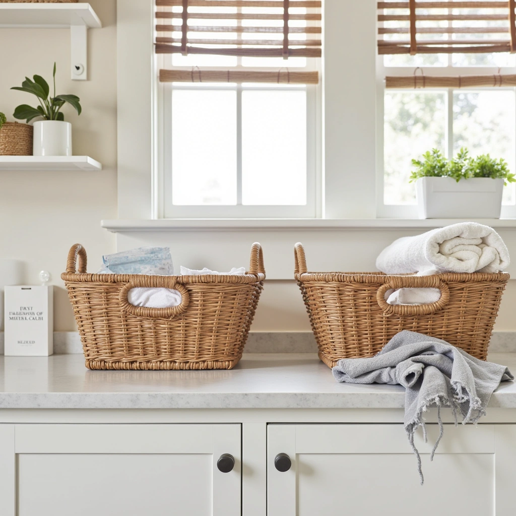 8. Woven Baskets for Storage and Style