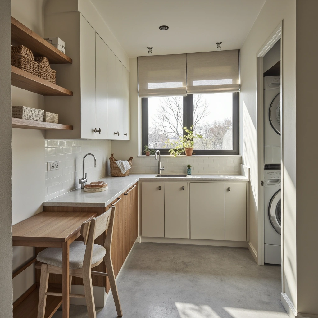 4. Bright and Airy Laundry Room with Skylights