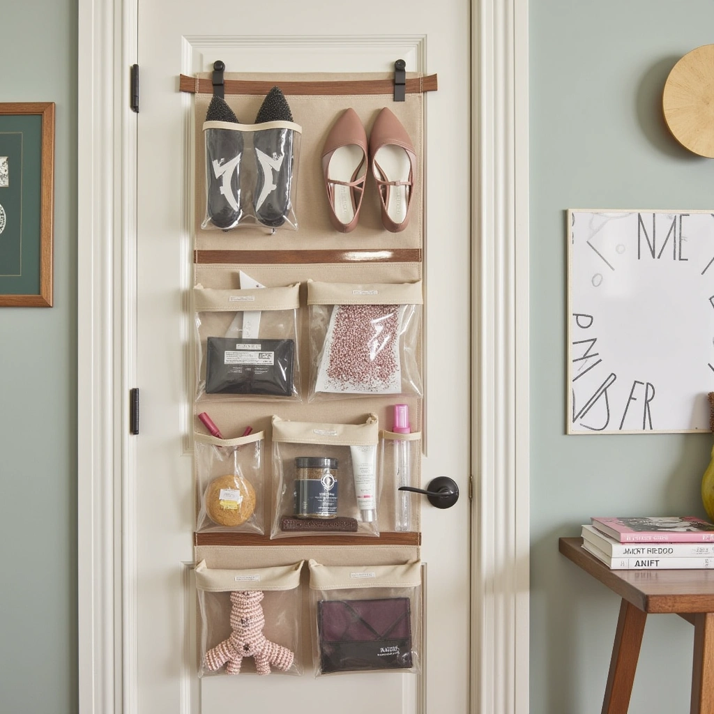 9. Utilize Over-the-Door Organizers for Extra Storage
