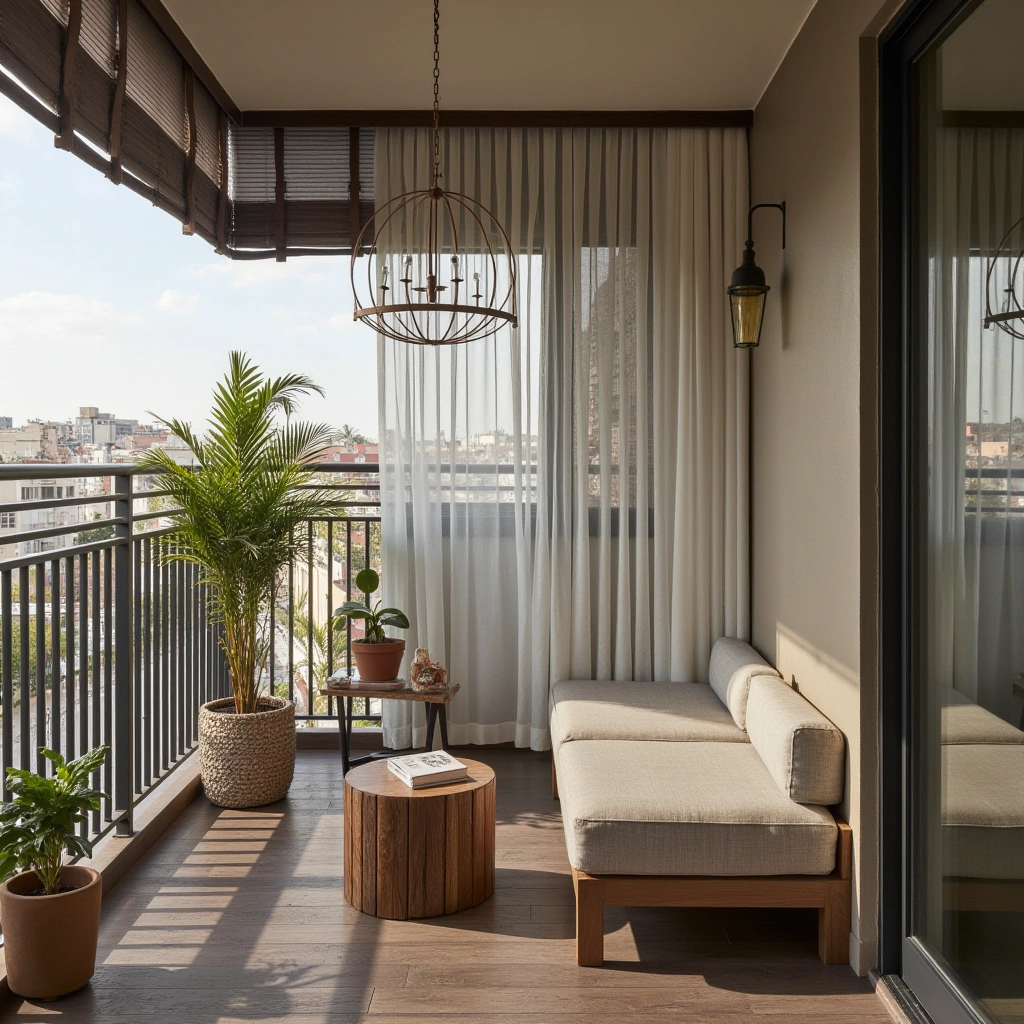 10. Privacy-Enhanced Balcony