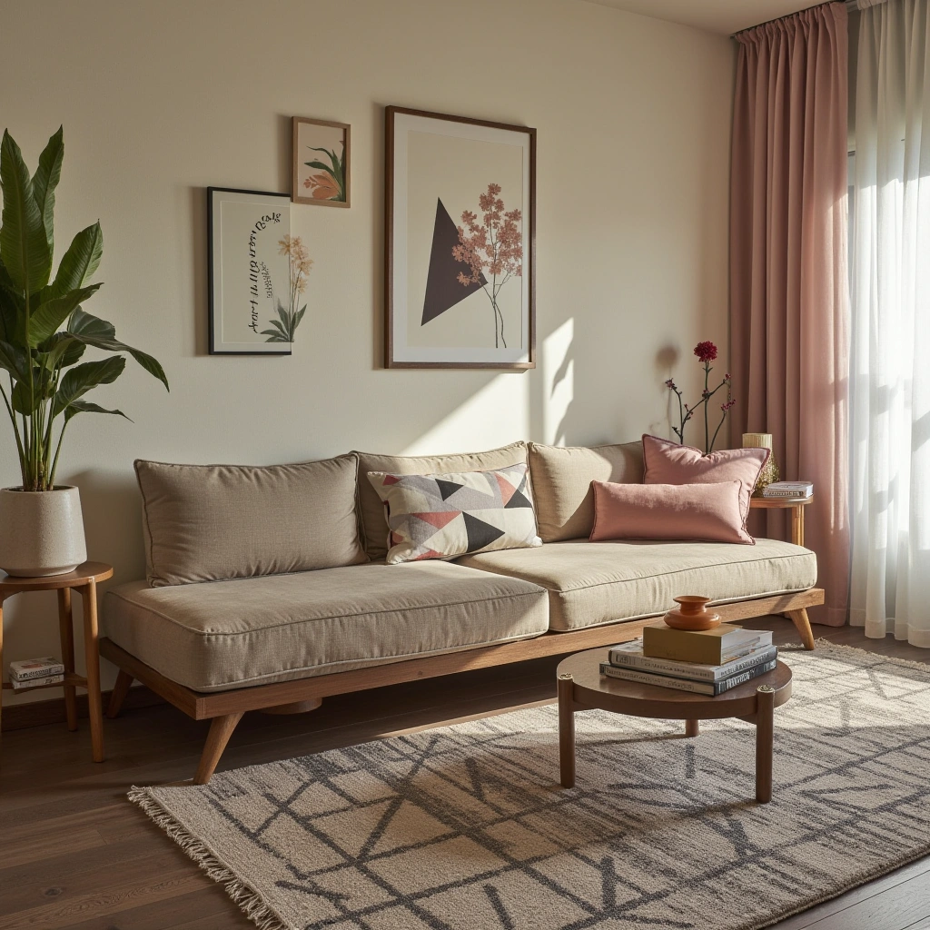 7. Use Geometric Patterns in Textiles