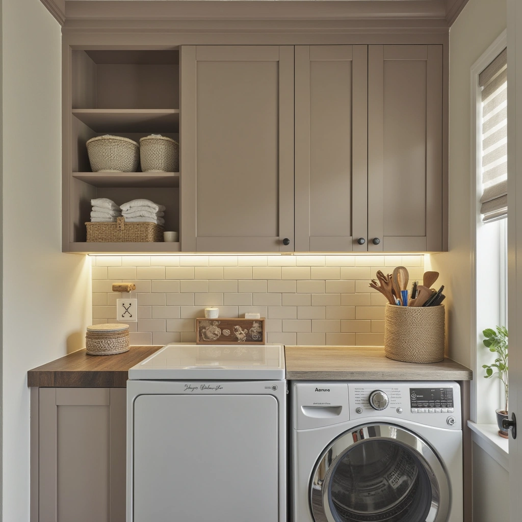 3. Utilize Vertical Storage with Tall Cabinets