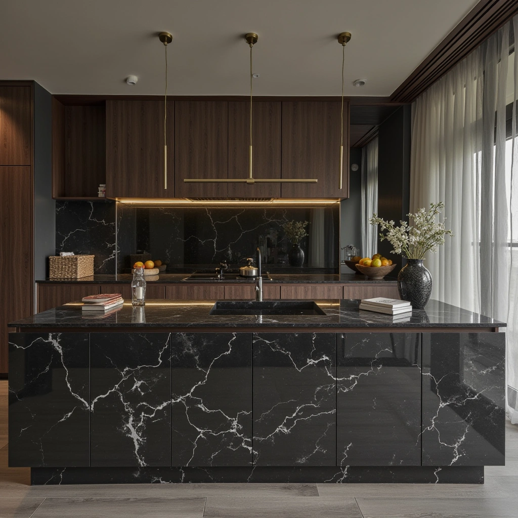 Why Black Marble is the Ultimate Luxury Kitchen Choice