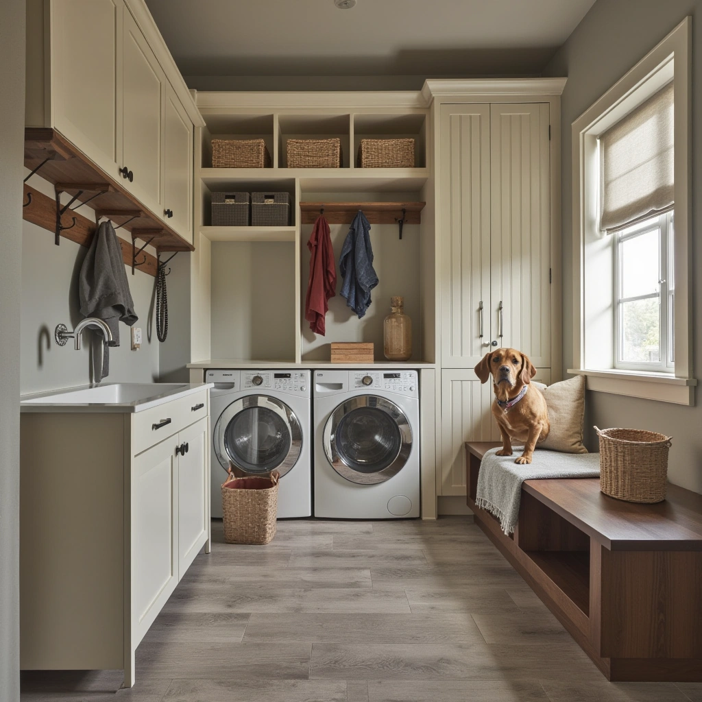 9. Mudroom-Laundry Combo with Pet Station