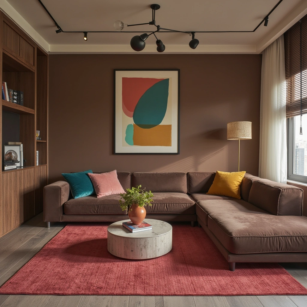 9. Pop of Color with Bright Accents