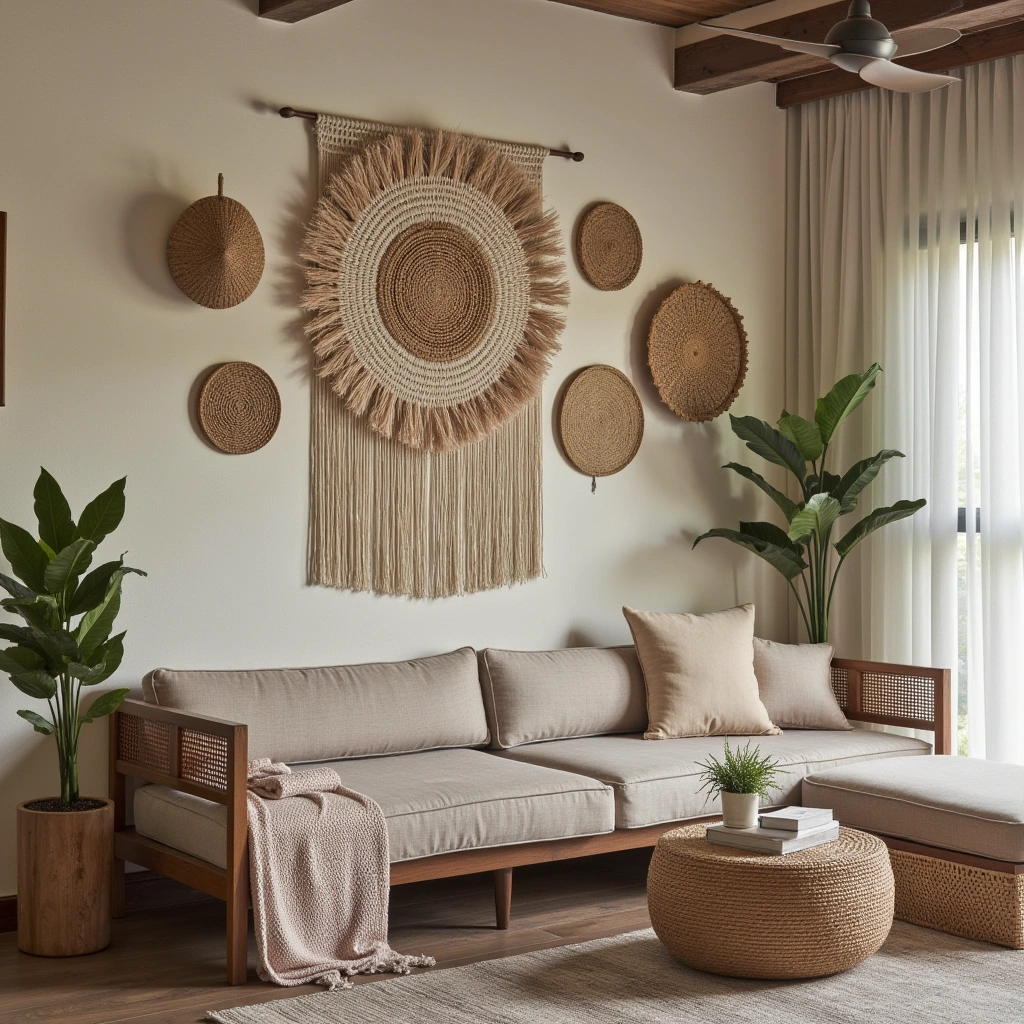 6. Textured Wall Hangings and Tapestries