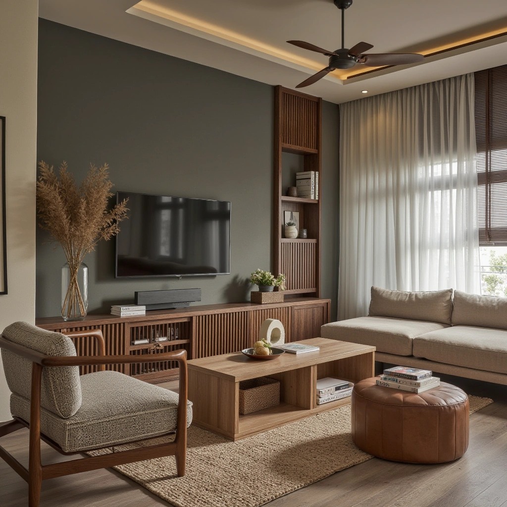 7. Vintage Furniture with Modern Accents