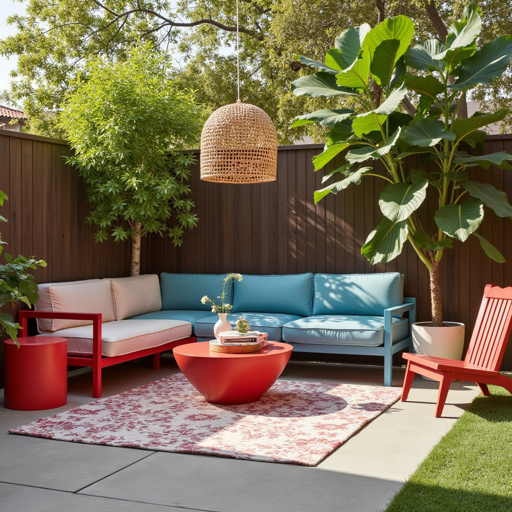 7. Bold Colored Furniture for Vibrant Energy