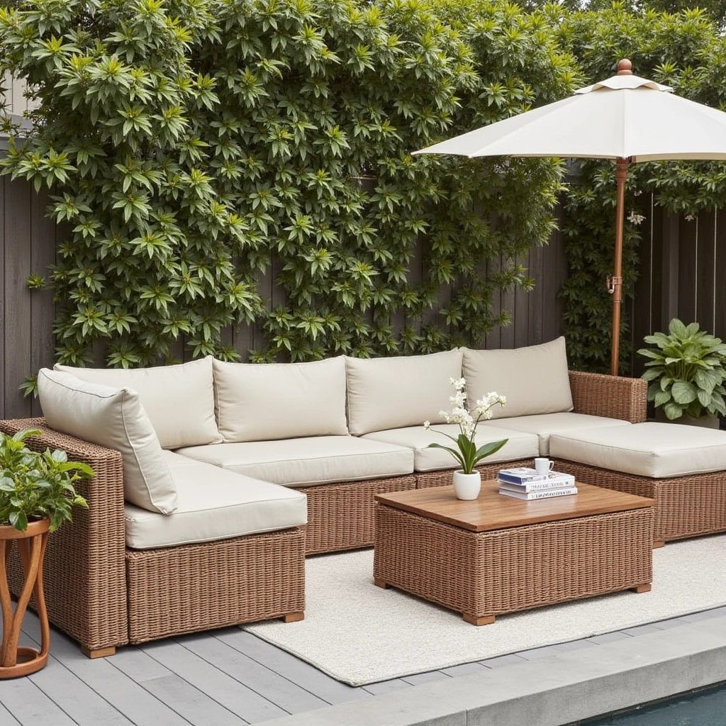 8. Elegant Rattan Furniture for Sophistication