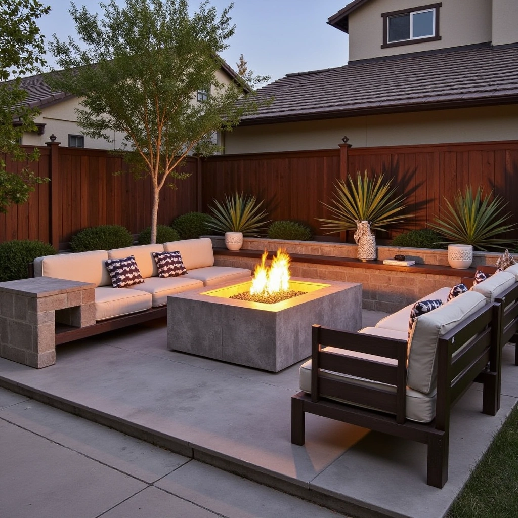 10. Fire Pit Seating Areas for Warmth and Ambiance