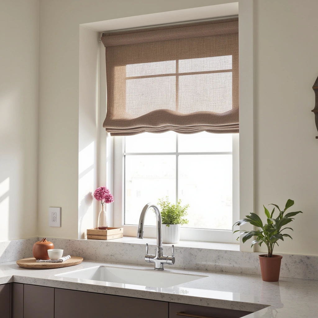 Wrapping Up Kitchen Curtains Above Sink Ideas