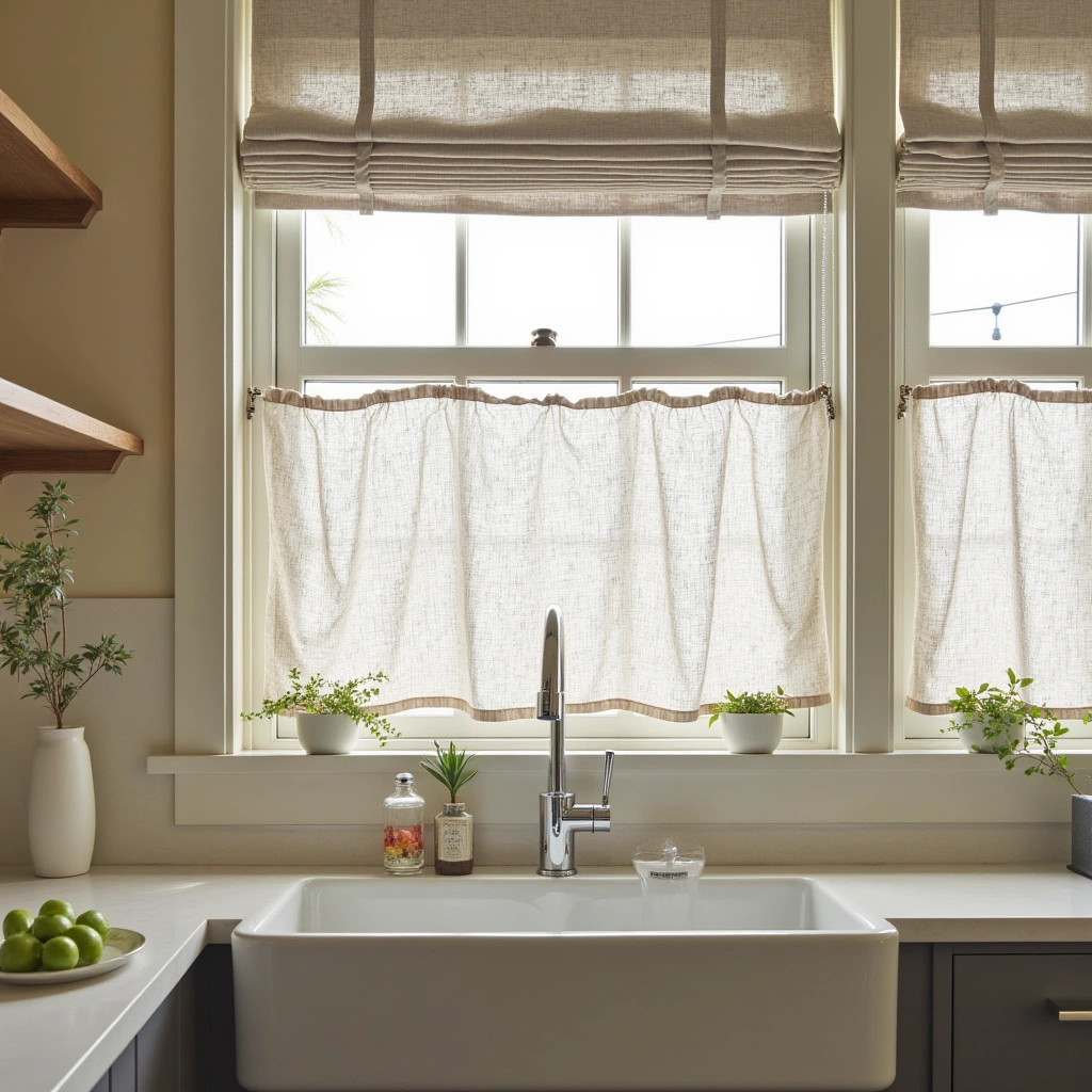 1. Classic Café Curtains for a Timeless Look