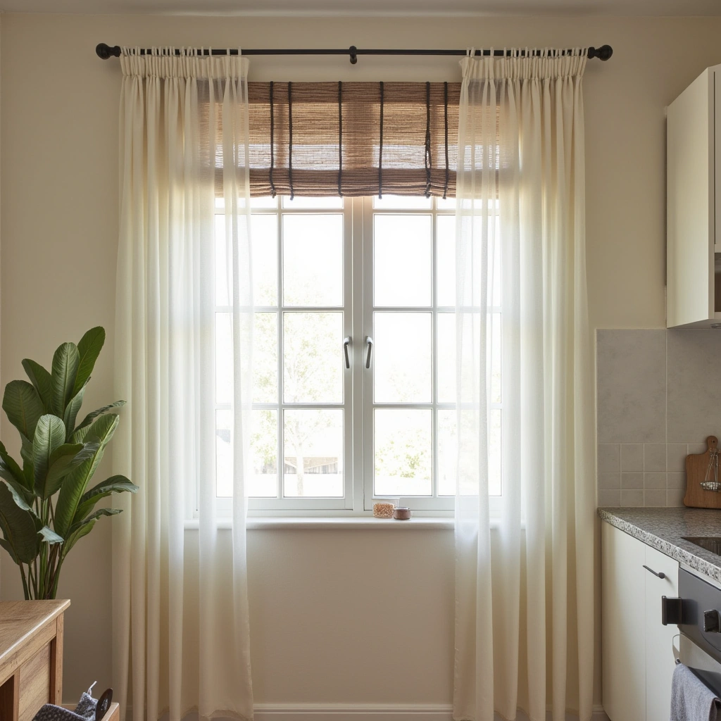 6. Tiered Curtains for Layered Depth