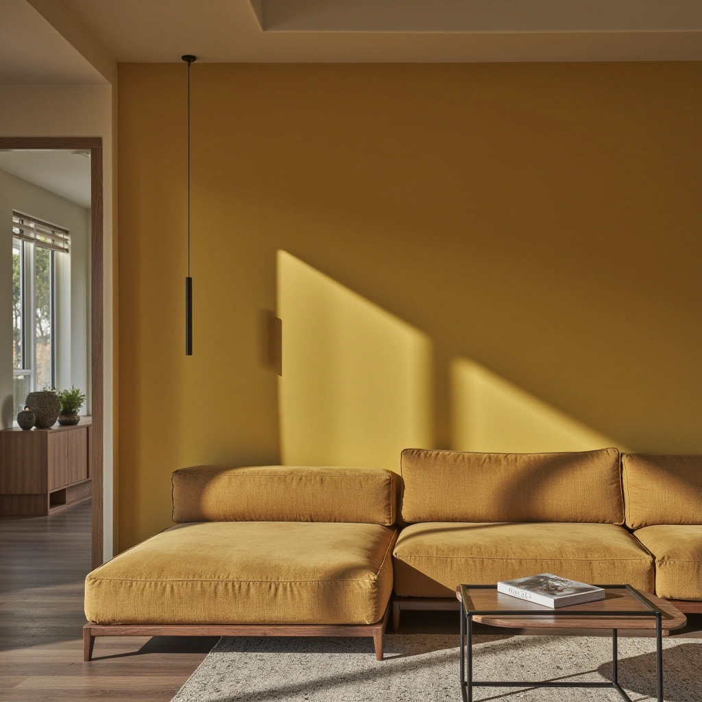 2. Mustard Yellow: Bold Yet Comfortable
