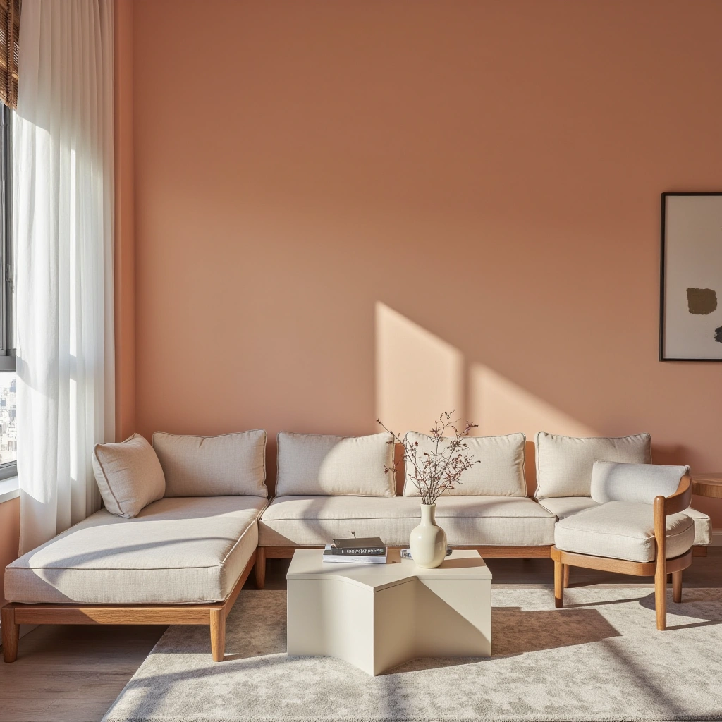 6. Soft Apricot: Light and Cozy